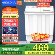 新飛（Frestec）11公斤半自動(dòng)雙缸洗衣機 大容量租房宿舍 快洗快脫 品質(zhì)電機節能省電 XPB110-1600GD