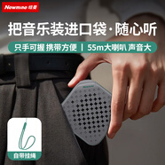 紐曼PBS001藍牙音箱無(wú)線(xiàn)桌面筆記本電腦小音響 手機戶(hù)外便攜式迷你收錢(qián)款語(yǔ)音播報音響重低音炮 灰綠色