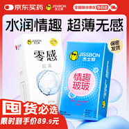 杰士邦避孕套零感玻玻組合45只安全套套超薄隱形裸入計生情趣量販囤貨