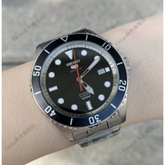 精工（SEIKO）5號男表Seiko SRPB83夜光F水鋼帶全自動(dòng)機械男手表 SRPB89K1韓版藍色