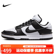 耐克NIKE女復古休閑板鞋 熊貓DUNK經(jīng)典運動(dòng)鞋 DZ2794-001黑白38.5