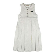 mameya豆制屋米色羊毛呢背心裙秋冬學(xué)院風(fēng)少女感高腰無(wú)袖連衣裙 毛呢背心裙現貨 均碼 均碼