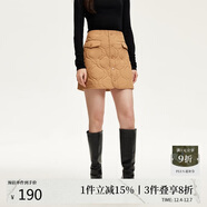 VEROMODA 半身裙女24早秋新款美式休閑復古A字裙單排扣裝飾半裙324416008