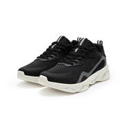 361°輕羽運動(dòng)鞋男輕便耐磨透氣跑步鞋春秋透氣網(wǎng)格跑鞋休閑鞋女 曜石黑/煙灰（女） 35