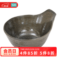 NITORI宜得利家居 家用日式點(diǎn)心小蝶調料碟350ml清酒壺 綠吹天目 日式湯碗 MT-194