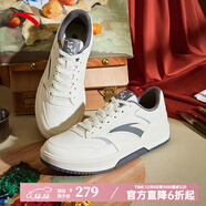 安踏（ANTA）男板鞋 象牙白/碳素灰/泥石灰-2 39 (男6.5)