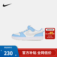 NIKE 耐克男女童休閑板鞋COURT BOROUGH魔術(shù)貼易穿脫兒童運動(dòng)童鞋低幫 DV5457-128 35 【建議腳長(cháng)22cm】