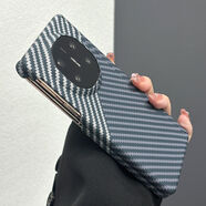 頂競雙中軸保護適用華為mateX5/X6手機殼MateX7榮耀MagicV5拼色三星ZFold7/6磁吸充電X3折疊碳纖維紋套 [銀灰]碳纖維紋雙中軸保護殼（內置磁吸） 榮耀MagicV5