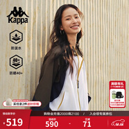 卡帕（Kappa）背靠背2025夏季新款運動(dòng)防風(fēng)衣女防潑水外套夾克原紗防曬衣 韓國白-012 L （尺碼推薦適合170/88A）