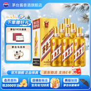 茅臺（MOUTAI）【官方旗艦】茅臺王子酒 金王子 53度 醬香型白酒 迎賓喜酒 53度 500mL 6瓶 整箱裝