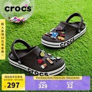 CROCS卡駱馳貝雅卡駱班|205089 黑色/白色-066 43(270mm) 