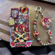 藍彩和S原創(chuàng  )手工diy創(chuàng  )意成品定制奶油膠立體手機殼哈利波特蘋(píng)果iphone三星華為vivo小米/oppo手機套抗摔 格蘭芬多1套 iPhone16plus