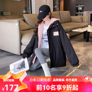 迪士尼（Disney）12春秋少女裝13初中14高中學(xué)生秋冬夾克歲女孩15大童小學(xué)生16外套 黑色冬季加絨 160 S 70-90斤