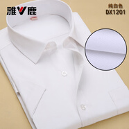 雅鹿2026新款男女士工作服白色本命紅保暖襯衫職業(yè)工裝襯衣百搭可外穿 白色 DX1201 M 38