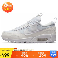 耐克NIKE休閑鞋女氣墊AIR MAX 90 FUTURA運動(dòng)鞋DM9922-101白36.5