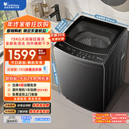 小天鵝（LittleSwan）波輪洗衣機全自動(dòng) 15公斤大容量 免清洗不臟桶 健康除螨【TB15-1808T】以舊換新