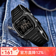 卡西歐手表 數顯小方塊 潮流電子表 時(shí)尚運動(dòng)防水學(xué)生表考試表 W-800H-1B