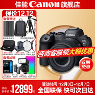 佳能r6 打鳥(niǎo)攝影器材全畫(huà)幅微單vlog相機 機身4K拍攝小型輕量微單相機 下單抽拉布布&金豆 R6二代機身拆+RF 24-105STM拆鏡頭套裝 官方標配【不含內存卡相機包等必要配件 推薦選套餐】