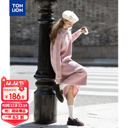 唐獅（TonLion）2025秋冬女直筒甜美長(cháng)袖連衣裙