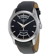 天梭（TISSOT）美國代購Tissot天梭庫圖系列鋼鏈女士自動(dòng)機械手表T0352071106100 T035.407.16.051.03