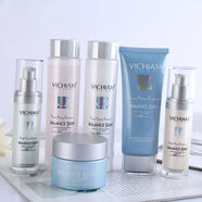 薇姿（VICHY）【官方】泉VICHIAM 溫泉舒敏6件修復紅血絲敏感肌膚補水保濕正品 5件套+眼霜