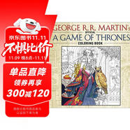 權(quán)力的游戲涂色書(shū) Game Of Thrones Coloring Book 進(jìn)口原版 英文
