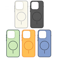 卡斐樂(lè )（Cafele）適用一加15手機殼膚感磁吸磨砂時(shí)尚簡(jiǎn)約防摔新款保護套 【博朗黑】膚感撞色丨強力磁吸丨金屬按鍵 一加 15