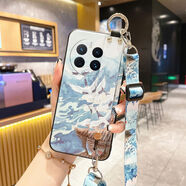 哎早安中國風(fēng)適用華為mate70手機殼60保護套40硅膠50軟殼30腕帶支架MT20斜挎背帶Pro全包防摔X女款男E帶 514-飛天白鶴送多功能掛繩可斜挎可背可掛脖子 華為Mate70