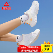 匹克運動(dòng)鞋女春夏透氣減震超薄跑步鞋網(wǎng)面休閑鞋戶(hù)外老爹鞋徒步鞋球鞋 大白/淺綠 36
