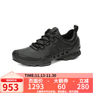 愛(ài)步（ECCO）運動(dòng)男女鞋透氣減震跑步鞋秋季新款 健步探索802834/802834 802833女款-黑色 35