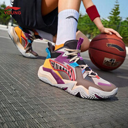 LI NING李寧兒童籃球鞋男童怒放2025秋季新款中大童青少年實(shí)戰運動(dòng)鞋 塵煙灰/樹(shù)灰棕/蜂黃色/怒放pro減震回彈實(shí)戰 38 內長(cháng)約249.3mm