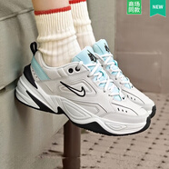 耐克（NIKE）女鞋 2025秋季新款時(shí)尚潮流運動(dòng)鞋透氣休閑鞋輕便減震跑步鞋 馬卡龍/冰川藍/皮面保暖 38