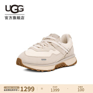 UGG春季新款男士舒適厚底復古老爹休閑鞋1167070CERA|陶土褐白色 42