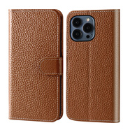 易淘制造適用蘋(píng)果16手機殼16promax真皮磁吸翻蓋保護殼15plus蘋(píng)果15pro/16e鏡頭全包防摔牛皮套iphone14pro 棕色+鋼化膜+運費險+貼膜清潔包 iPhone_14_Pro_Max