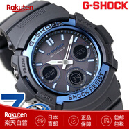 卡西歐（CASIO）G-SHOCK 無(wú)線(xiàn)電太陽(yáng)能 AWG-M100A-1AER 模擬數字 手表男 AWG-M100A-1AER 52mm