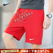 耐克（NIKE）官方 短褲秋冬男 25新款冰絲速干透氣五分寬松休閑褲跑步運動(dòng)短褲 IB8654-657/刺繡LOGO 無(wú)口袋 S