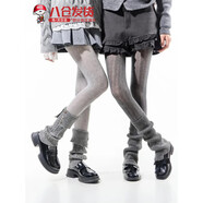 云珀灰色連褲襪女秋冬外穿打底褲韓系微透亮絲條紋法式芭蕾風(fēng)百搭修身 深灰色 【170D】 1雙 均碼