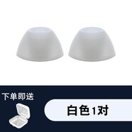OPPO CEEN適用OPPO Enco Air Lite 靈動(dòng)版藍牙耳機配件硅膠耳帽入耳塞套W31 oppo靈動(dòng)版白色中號1對