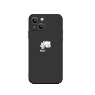 華為康柯潔同款華為logo手機殼黑色磨砂iPhone15適用于蘋(píng)果17pro圖標vivo小米華為柯潔粉絲專(zhuān)屬手機套全 黑色(白色圖標) iPhone 6s