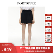PORTS寶姿女裝年春夏新品中腳口短褲RT8P024QWA005 BLACK 36
