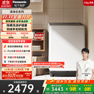 松下（Panasonic）波輪洗衣機(jī)全自動(dòng) 12公斤大容量 抗菌除螨 毛毯羽絨洗 桶潔凈防污染 XQB120-8QM1 家電以舊換新
