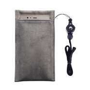 萬(wàn)浮生素裹適用于華為Mate70air/60Pro手機套絨布袋子防摔保護套殼布套70RS非凡大師X6手機包內膽包m 深灰色(帶掛繩) 升級材質(zhì)不掉毛 華為 Mate X5