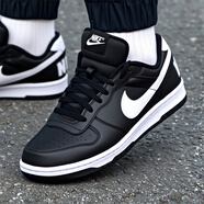 耐克（NIKE）板鞋男鞋冬季新款COURT BOROUGH LOW簡(jiǎn)版AJ運動(dòng)鞋休閑鞋 355152-016黑色白/建議拍大半碼 39