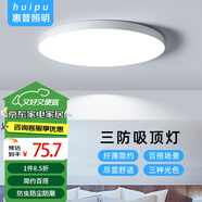 惠普精工三防吸頂燈led超薄簡(jiǎn)約陽(yáng)臺臥室廚衛過(guò)道燈具47CM三色