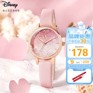 迪士尼（Disney）手表女簡(jiǎn)約氣質(zhì)ins風(fēng)防水極簡(jiǎn)風(fēng)滿(mǎn)天星高中生中學(xué)生女生手表+表帶