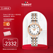 天梭（TISSOT）瑞士手表 夢(mèng)圓系列石英女表 生日禮物送女友T129.210.22.013.00