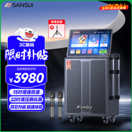 山水（SANSUI）家庭ktv音響套裝 五年K歌會(huì )員版 戶(hù)外廣場(chǎng)舞藍牙音響點(diǎn)歌機卡拉ok一體機吉他樂(lè )器音箱TD158 Pro