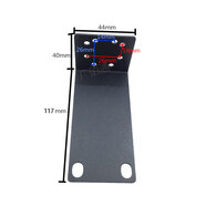 普聯(lián)原裝TP-LINK TL-WVR450G交換機路由器掛耳支架耳朵機柜固定角鐵 機身250MM機器