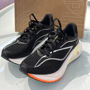 LI-NING李寧同款飛電飛電4c新款碳板跑鞋摩擦響回彈跑步鞋訓練鞋男女同款 李寧飛電5C_黑白超輕材質(zhì)+碳板 41 _收藏+關(guān)注送襪子