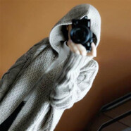 月袖（YUEXIU）秋春新款女毛衣大碼連帽針織開(kāi)衫長(cháng)款大衣針織外套披肩長(cháng)袖中長(cháng)款 灰色 S